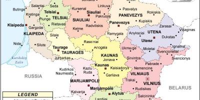 Kart Litvanın siyasi